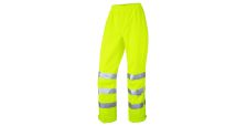 Hannaford ISO 20471 Cl 1 Breathable Ladies Overtrouser HV Yellow